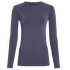 Tricou cu mânecă lungă Icebreaker Merino 260 ZoneKnit™ Seamless LS Crewe Women GRAPHITE