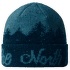 CABIN MOUNTAINSCAPE BEANIE MIDNIGHT PETROL/ALGAE BLUE