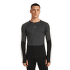 Tricou cu mânecă lungă Icebreaker Merino 200 Oasis+ LS Crewe Men BLACK/JET HTHR/UNDYED/CB