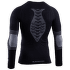 Tricou cu mânecă lungă X-Bionic Energizer 4.0 Shirt Round Neck Men Opal Black/Arctic White