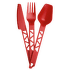 Lightweight TrailCutlery Red