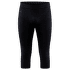 Colanți 3/5 Craft Core Dry Active Comfort Knickers Men B999000 černá