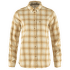 Övik Flannel Shirt Women Chalk White-Dune Beige