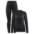Set Craft Core Dry Baselayer Set Women 999000 Black