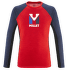 Tricou cu mânecă lungă Millet TRILOGY WOOL TS LS Men ROUGE/NOIR