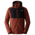 Hanorac The North Face HOMESAFE FULL ZIP FLEECE HOODIE Men BRANDY BROWN/TNF BLACK