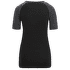 Tricou cu mânecă scurtă Icebreaker 125 ZoneKnit™ SS Crewe Women JET HTHR/BLK/METRO H/CB