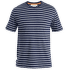 Merino Drayden SS Tee Stripe Men MIDNIGHT NAVY/SNOW/S