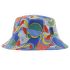 Baby Sun Bucket Hat Swallowtail Geo: Eddy Blue