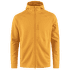 Abisko Grid Fleece Hoodie Men Mustard Yellow