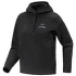 Emblem Fleece Hoody Women Black
