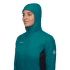 Jachetă Mammut Rime Light IN Hybrid Hooded Jacket Women 40320 deep teal