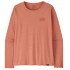 L/S Cap Cool Daily Graphic Shirt Women Strataspire: Moment Pink X-Dye