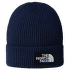 TNF LOGO BOX CUFFED BEANIE SUMMIT NAVY