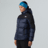 Jachetă The North Face DIABLO DOWN 2.0 HOODED JACKET Women A1C ESTATE BLUE BLACK HEATHER/TNF BLACK