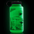 Sticlă Nalgene 32oz WM Glow Glow w/Black Mushrooms