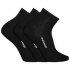EVERYDAY QUARTER SOCKS 3 PACK black 0001