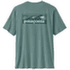 Tricou cu mânecă scurtă Patagonia Cap Cool Daily Shirt  - Boardshort Logo Men Blue Sage - Light Blue Sage X-Dye